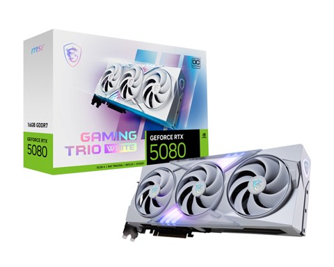 GeForce RTX 5080 16G GAMING TRIO OC WHITE