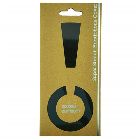 【クリックでお店のこの商品のページへ】MHC-001-BK mimimamo スーパーストレッチヘッドフォンカバー M ブラック ☆￥250ネコポス対応可能商品！