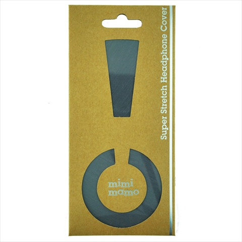 【クリックでお店のこの商品のページへ】MHC-001-GR mimimamo スーパーストレッチヘッドフォンカバー M グレー ☆￥250ネコポス対応可能商品！