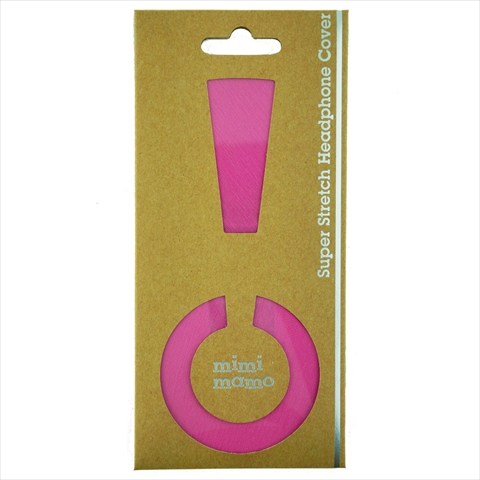 【クリックでお店のこの商品のページへ】MHC-001-PK mimimamo スーパーストレッチヘッドフォンカバー M ピンク ☆￥250ネコポス対応可能商品！