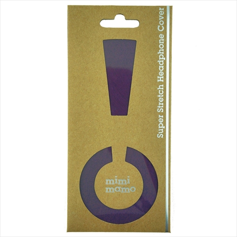 【クリックでお店のこの商品のページへ】MHC-001-PL mimimamo スーパーストレッチヘッドフォンカバー M パープル ☆￥250ネコポス対応可能商品！