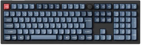 V6M-D4-JIS V6 MAX QMK ワイヤレスカスタム・メカニカルキーボード - RGB - JIS配列（テンキー付）/ Gateron Jupiter スイッチ（ホットスワップ）バナナ軸