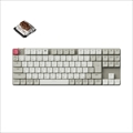 K1M-K3-JIS K1 Max QMK/VIA ワイヤレス カスタム・メカニカルキーボード - White LED - JIS配列（テンキーレス） / レトロカラー - Gateronロープロファイル2.0メカニカルスイッチ茶軸