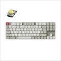 K1M-K4-JIS K1 Max QMK/VIA ワイヤレス カスタム・メカニカルキーボード - White LED - JIS配列（テンキーレス） / レトロカラー - Gateronロープロファイル2.0メカニカルスイッチバナナ軸