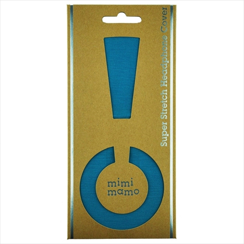 【クリックでお店のこの商品のページへ】MHC-002-BL mimimamo スーパーストレッチヘッドフォンカバー L ブルー ☆￥250ネコポス対応可能商品！