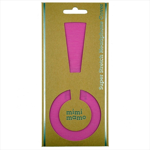 MHC-002-PK mimimamo スーパーストレッチヘッドフォンカバー L　ピンク ☆6個まで￥250クリックポスト対応可能！