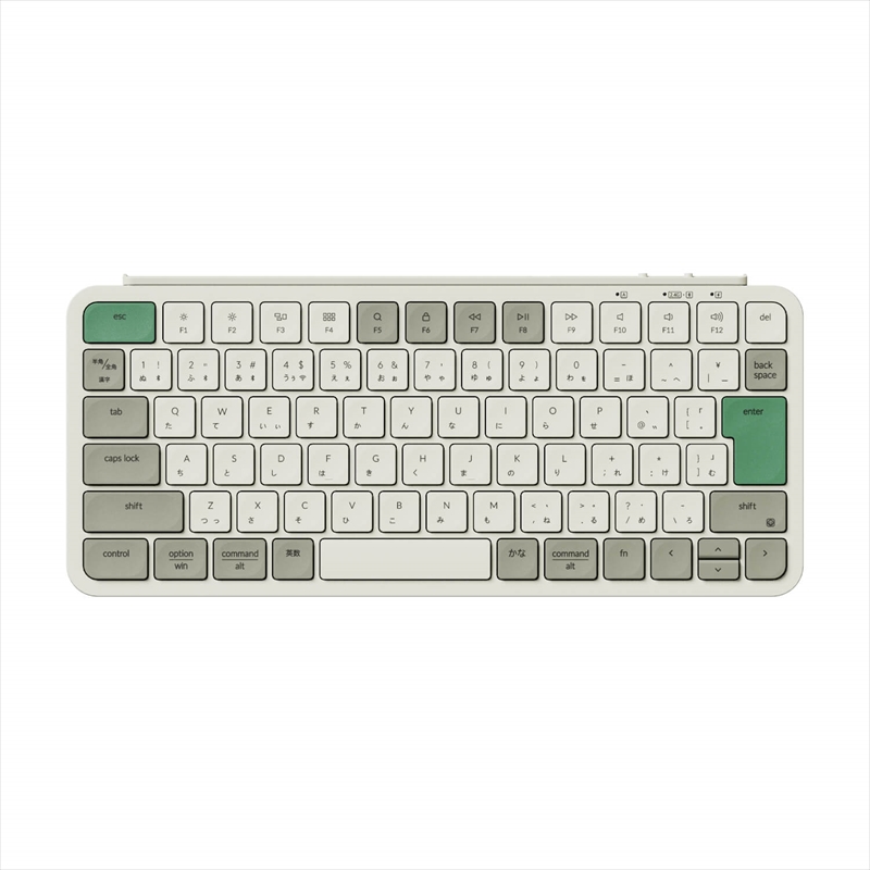 B1P-K12-JIS Keychron B1 Pro ウルトラスリム ワイヤレスキーボード - JIS配列（テンキーレス） / シザースイッチ（本体カラー：レトログリーン）