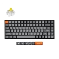 K2M-A4-US K2 Max QMK ワイヤレス カスタム・メカニカルキーボード - WHITE LED - US配列  / Keychron Superスイッチバナナ軸