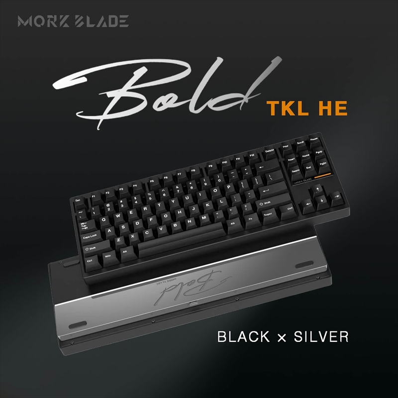 MORKBLADE Bold TKL HE Black/Silver