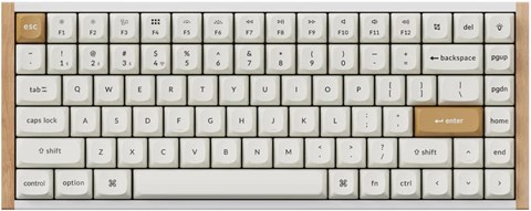 K2H-Q1-US K2 HE スペシャルエディション マグネットスイッチ搭載 QMKワイヤレス・カスタムメカニカルキーボード - RGB - US配列（テンキーレス）- ホワイト / Gateron ダブルレール・マグネティックスイッチ Nebula（ホットスワップ）