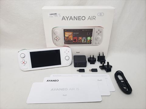 AYANEO AIR 1S （Ryzen7-8840U/5.5/16GB/512GB） オーロラホワイト 2024 各サイトで併売につき売切れのさいはご容赦願います。
