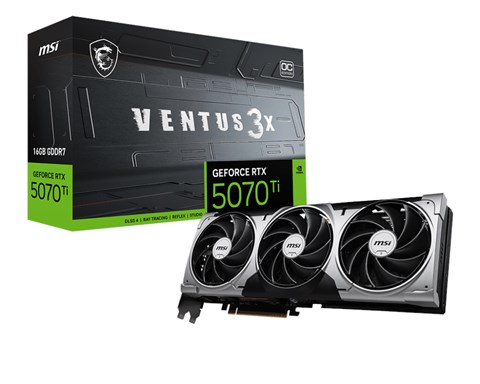 GeForce RTX 5070 Ti 16G VENTUS 3X OC