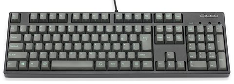 FKBN108MPS/NSG3GMB Majestouch＋ SGK 静音赤軸 108キー 日本語配列・ブラックフレーム・スカイグレーキーキャップ