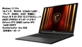 Stealth-A16-AI+A3XWIG-6455JP MSI ノート
