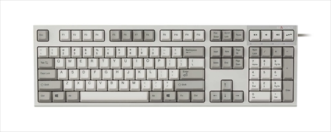 【クリックでお店のこの商品のページへ】R2A-USV-IV REALFORCE A 英語配列 108キー 変荷重 APC搭載 アイボリー