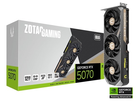 ZT-5070-12GB-SOL/ZT-B50700D-10P ZOTAC GAMING GeForce RTX 5070 SOLID