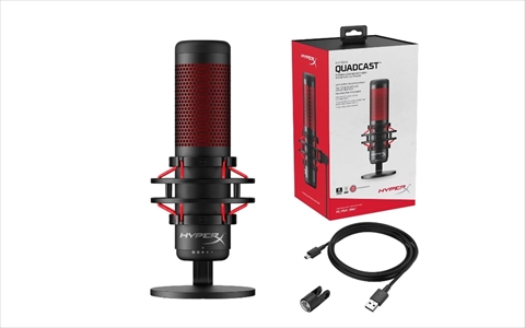 QuadCast HyperX USB Condenser Gaming Microphone 4P5P6AA