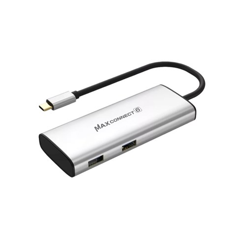 TCHD2A3CPD-4K60 MaxConnect USB3.2 Gen2、4K60Hz対応6in1 Type-Cハブ