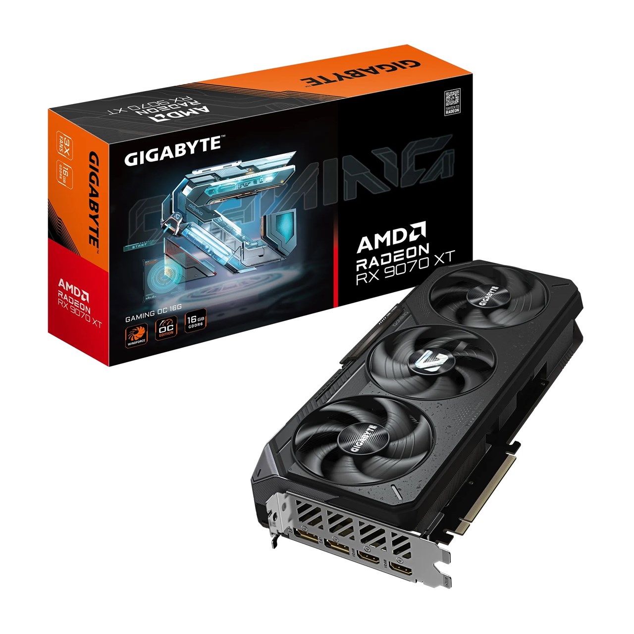 GV-R9070XTGAMING OC-16GD | RADEON RX 9070 XT | AMD PCI-Express