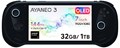 AYANEO 3 OLED/8840U/32GB/1TB スターリーブラック AYA3-OL883210-BK  先行予約特典（ジョイスティックキャップ、専用ガラスフィルム）付き！