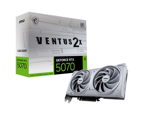 GeForce RTX 5070 12G VENTUS 2X OC WHITE