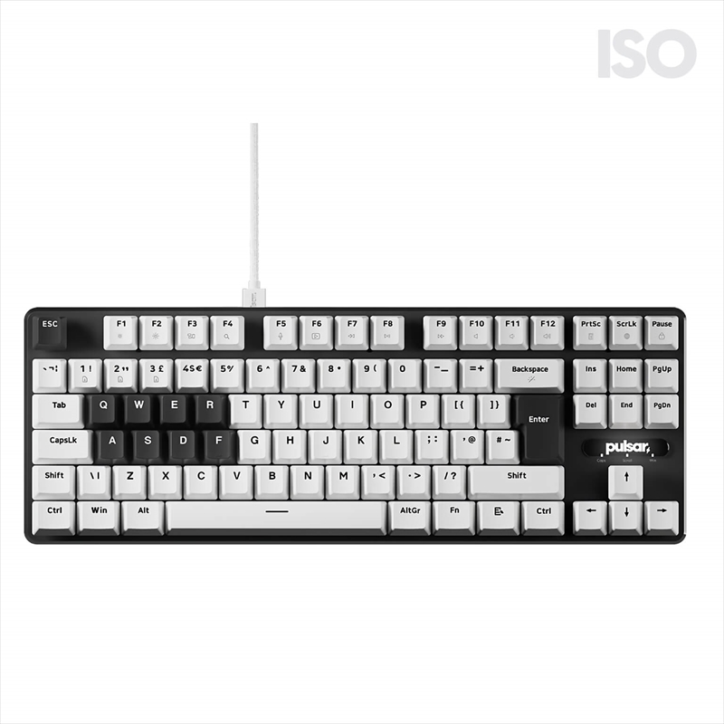Pulsar PCMK 2 HE TKL ISO White