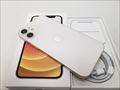 iPhone12 Mini 128GB ホワイト /MGDM3J/A au 【SIMロック解除品】 各サイトで併売につき売切れのさいはご容赦願います。