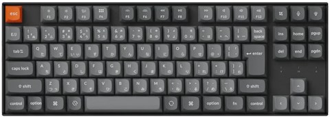 K8M-A1-JIS K8 Max QMK ワイヤレス カスタム・メカニカルキーボード - WHITE LED - JIS配列  / Keychron Superスイッチ赤軸