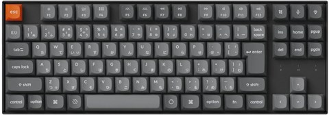 K8M-A3-JIS K8 Max QMK ワイヤレス カスタム・メカニカルキーボード - WHITE LED - JIS配列  / Keychron Superスイッチ茶軸