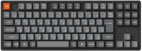 K8M-J1-JIS K8 Max QMK ワイヤレス カスタム・メカニカルキーボード - RGB - JIS配列  / Keychron Superスイッチ（ホットスワップ）赤軸