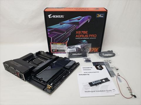 X870E AORUS PRO 各サイトで併売につき売切れのさいはご容赦願います。