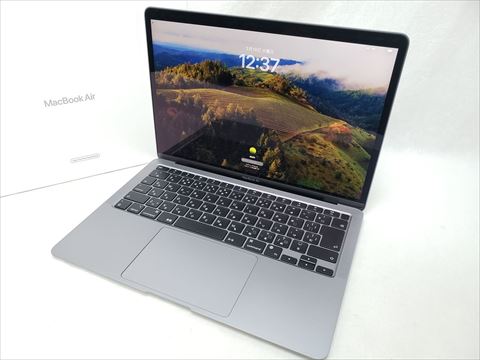 MacBook Air 13.3 M1(8C/7C) 256GB FGN63J/A スペースグレイ 各サイトで併売につき売切れのさいはご容赦願います。